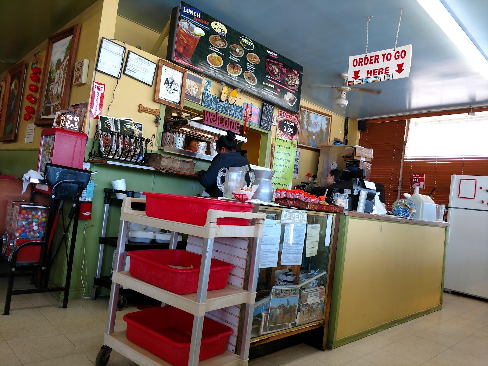 Yorky's Taco House plate